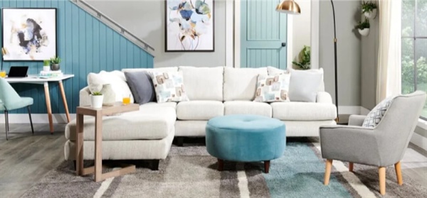 مبل راحتی ال برای اتاق نشیمن شما