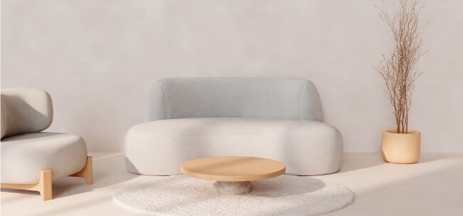 سبک مینیمال چیدمان اتاق‌ نشیمن